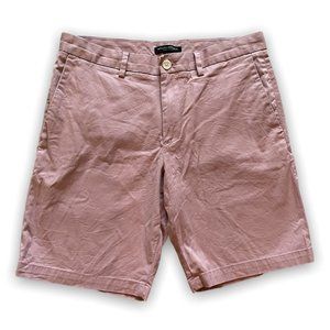 Banana Republic Men's Flat Front Shorts in Dusty Rose